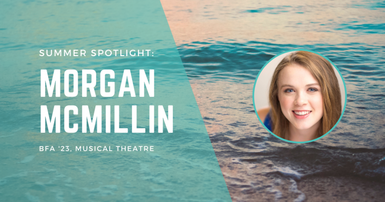 Summer Spotlight: Morgan McMillin ’23 is working on The Producers at the Firehouse Center for the Arts